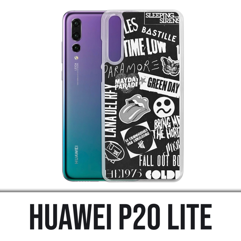 Custodia Huawei P20 Lite - Rock Badge