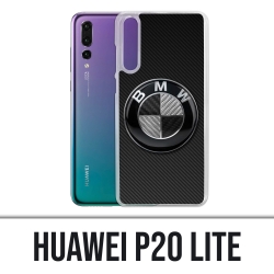 Coque Huawei P20 Lite - Bmw Logo Carbone