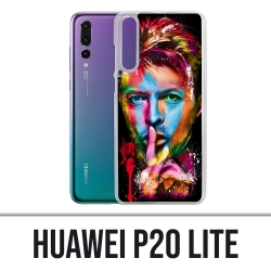 Huawei P20 Lite Case - Mehrfarbiger Bowie