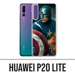 Funda Huawei P20 Lite - Captain America Comics Avengers