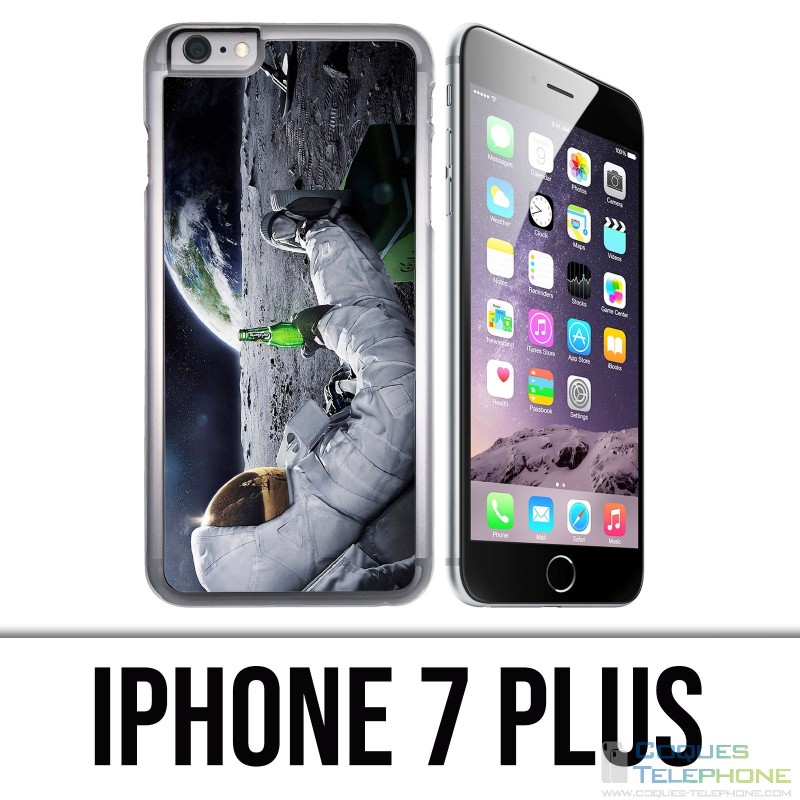 Coque iPhone 7 PLUS - Astronaute Bière