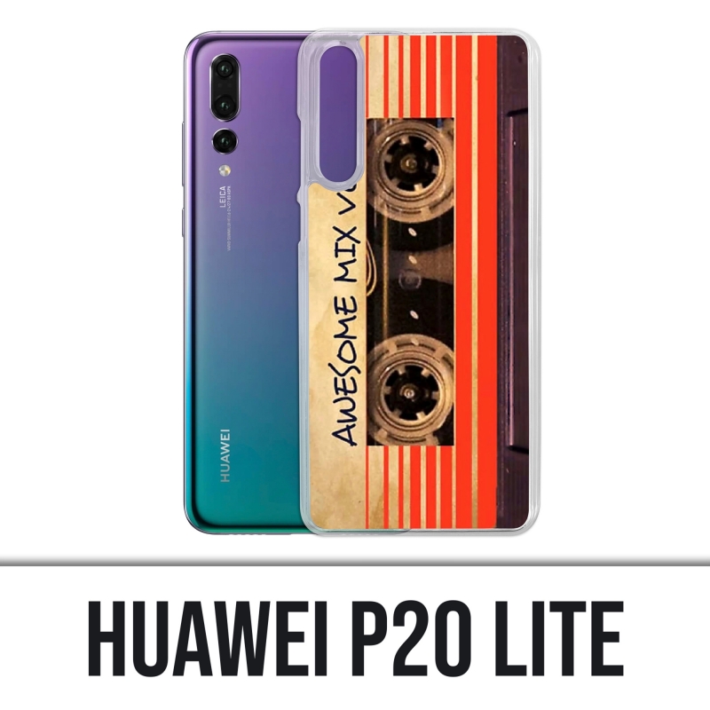 Huawei P20 Lite Case - Vintage Guardians Of The Galaxy Audio Tape