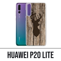 Custodia Huawei P20 Lite - Cervo di legno