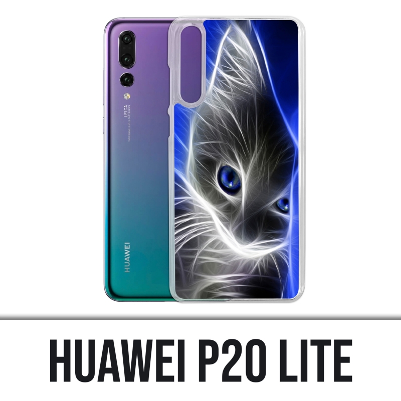 Coque Huawei P20 Lite - Chat Blue Eyes