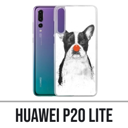 Funda Huawei P20 Lite - Perro Bulldog Payaso
