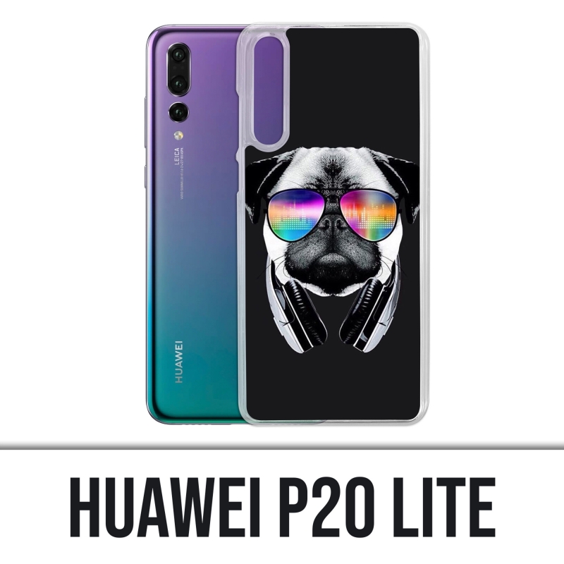 Huawei P20 Lite Case - Dog Pug Dj