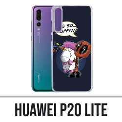 Custodia Huawei P20 Lite - Deadpool Fluffy Unicorn