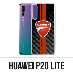 Huawei P20 Lite case - Ducati Carbon