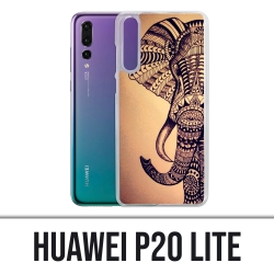 Huawei P20 Lite Case - Vintage Aztec Elephant