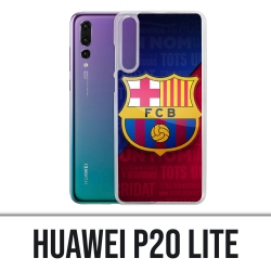 Custodia Huawei P20 Lite - Logo Football Fc Barcelona