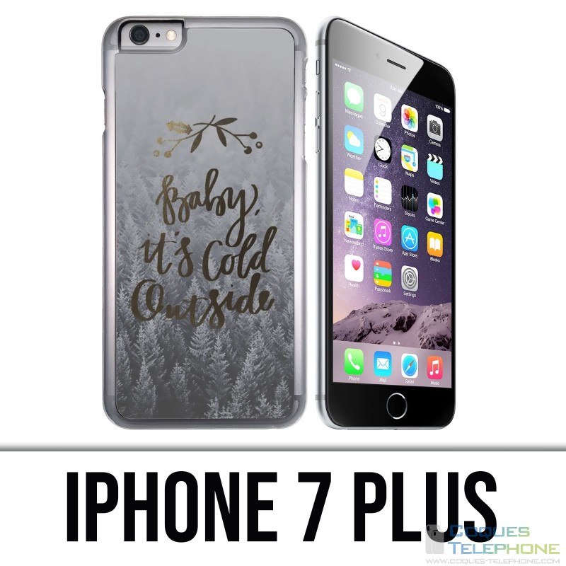 Custodia per iPhone 7 Plus - Baby Cold Outside
