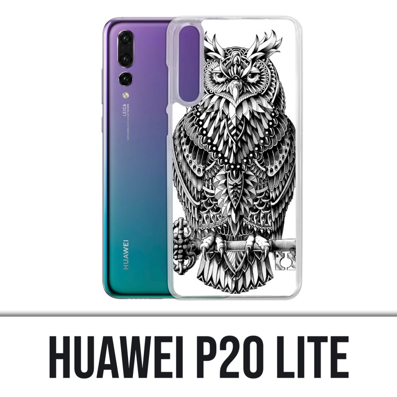 Huawei P20 Lite case - Owl Azteque