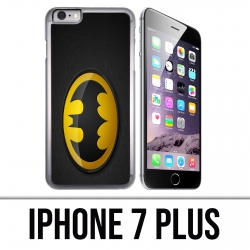 Coque iPhone 7 PLUS - Batman Logo Classic Jaune Noir