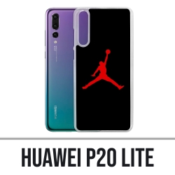 Custodia Huawei P20 Lite - Jordan Basketball Logo nera
