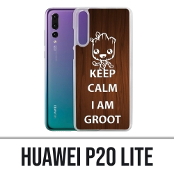 Custodia Huawei P20 Lite - Keep Calm Groot