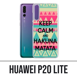Custodia Huawei P20 Lite - Keep Calm Hakuna Mattata