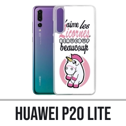 Coque Huawei P20 Lite - Licornes