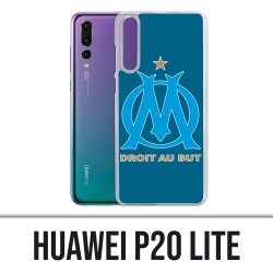 Coque Huawei P20 Lite - Logo Om Marseille Big Fond Bleu