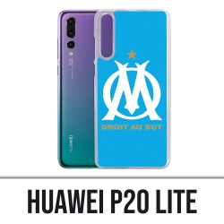Custodia Huawei P20 Lite - Om logo blu Marsiglia
