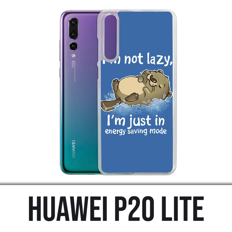 Coque Huawei P20 Lite - Loutre Not Lazy