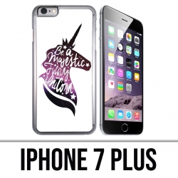 Funda iPhone 7 Plus - Sé un unicornio majestuoso