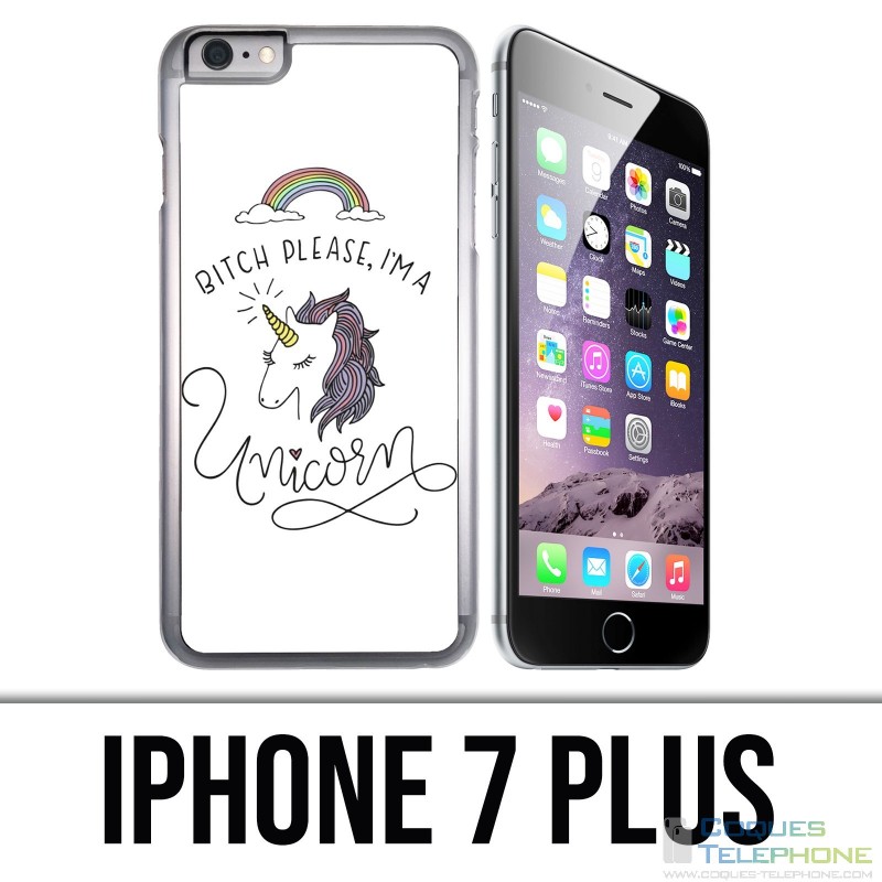 Custodia per iPhone 7 Plus - Bitch Please Unicorn Unicorn