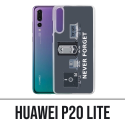 Coque Huawei P20 Lite - Never Forget Vintage