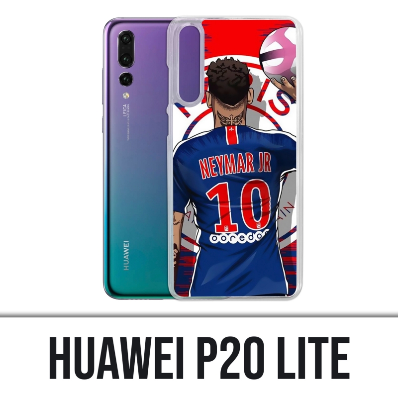 Funda Huawei P20 Lite - Neymar Psg Cartoon