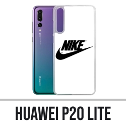 Huawei P20 Lite Case - Nike Logo Weiß