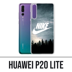 Huawei P20 Lite Case - Nike Logo Wood