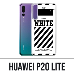 Coque Huawei P20 Lite - Off White Blanc