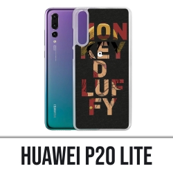 Huawei P20 Lite case - One Piece Monkey D Luffy