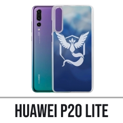 Coque Huawei P20 Lite - Pokémon Go Team Bleue Grunge