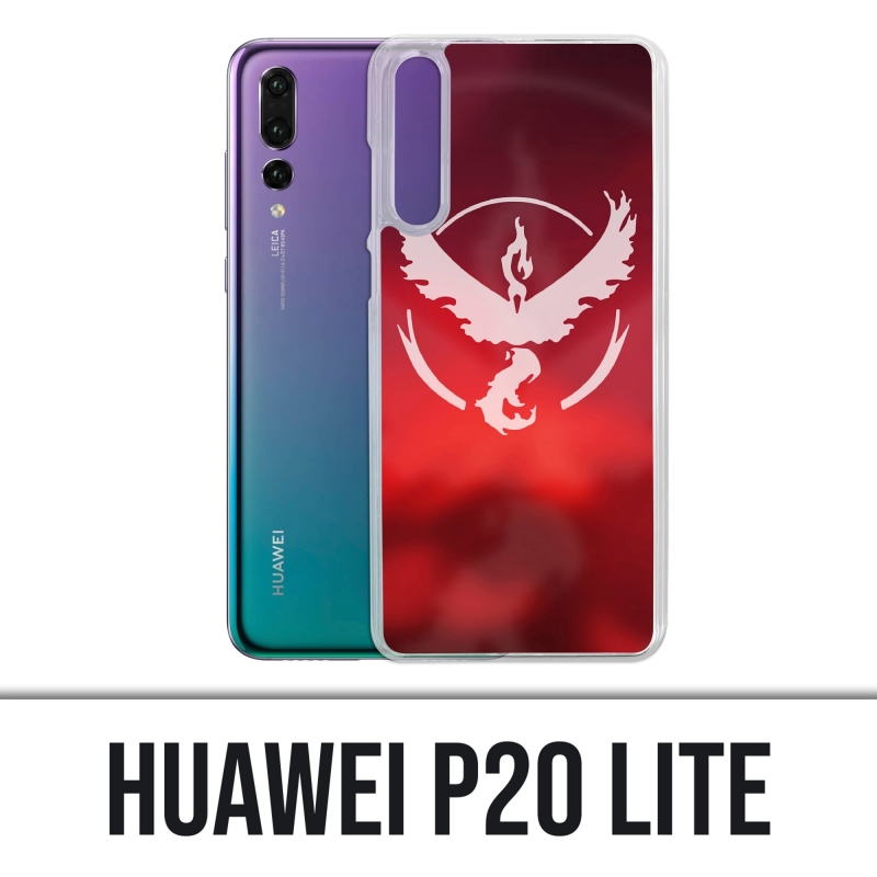 Huawei P20 Lite Case - Pokémon Go Team Red Grunge