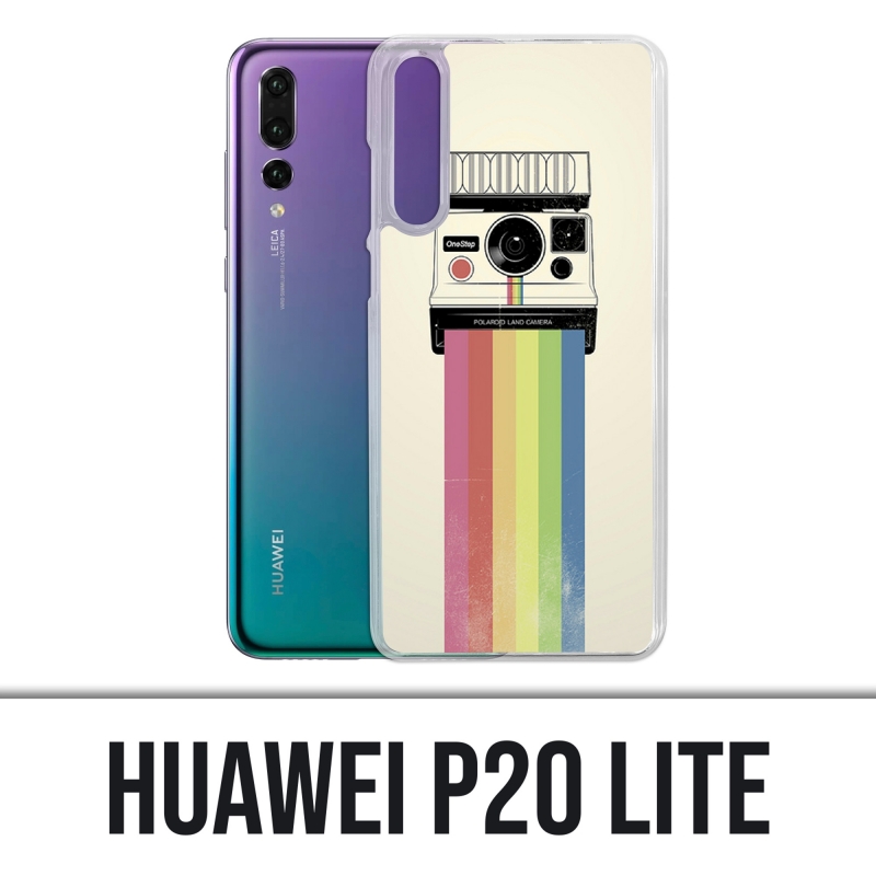 Custodia Huawei P20 Lite - Polaroid Arc En Ciel Rainbow