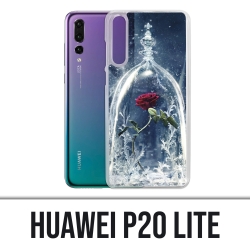 Funda Huawei P20 Lite - La bella y la bestia rosadas