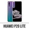 Custodia Huawei P20 Lite - Gocce rosa