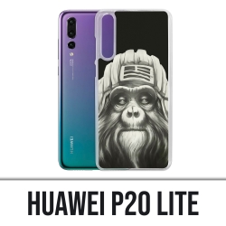 Coque Huawei P20 Lite - Singe Monkey Aviateur
