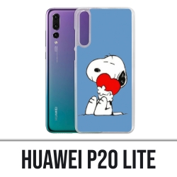Coque Huawei P20 Lite - Snoopy Coeur