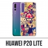 Custodia Huawei P20 Lite - Adesivi vintage anni '90