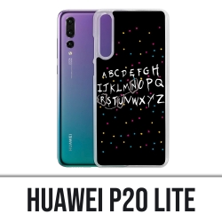 Huawei P20 Lite Case - Stranger Things Alphabet