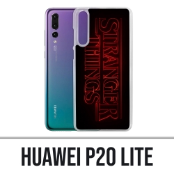 Funda Huawei P20 Lite - Logotipo de Stranger Things
