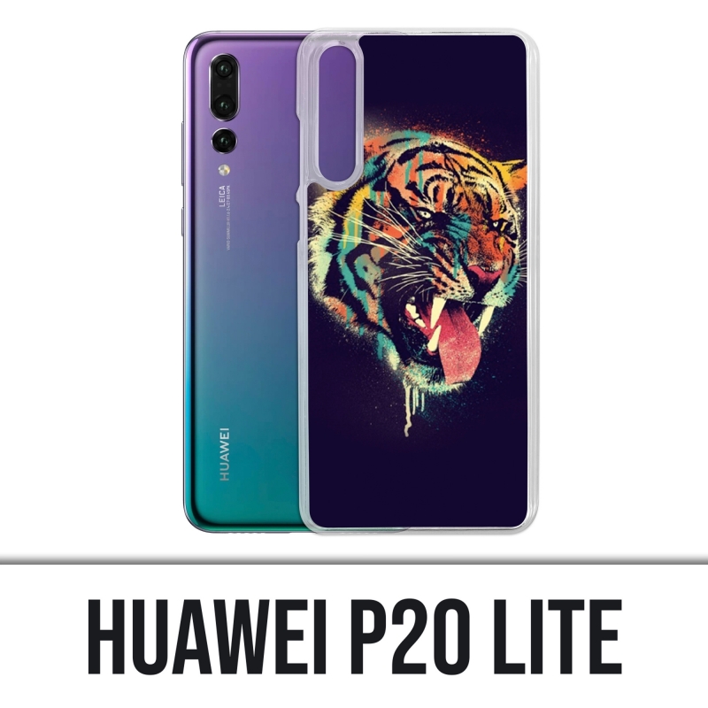 Huawei P20 Lite Case - Tiger Painting