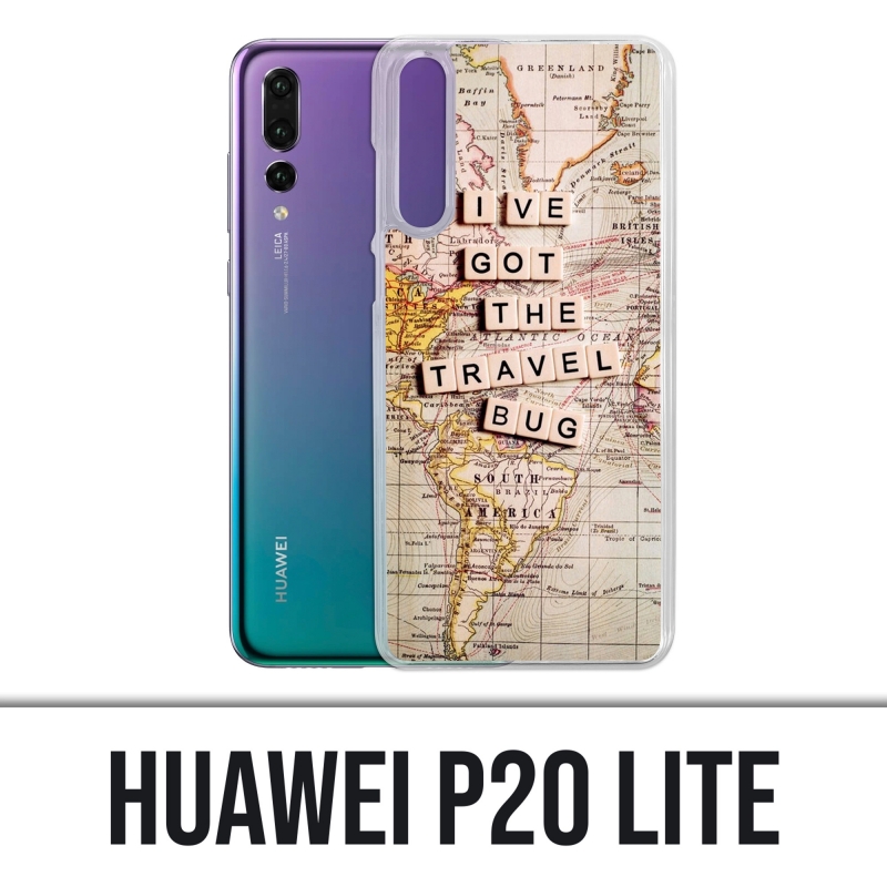 Coque Huawei P20 Lite - Travel Bug