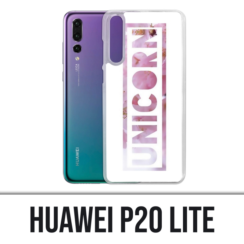 Custodia Huawei P20 Lite - Unicorn Flowers Unicorn