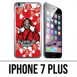 Funda iPhone 7 Plus - Dibujos animados Casa De Papel