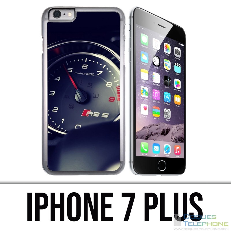 Coque iPhone 7 PLUS - Compteur Audi Rs5