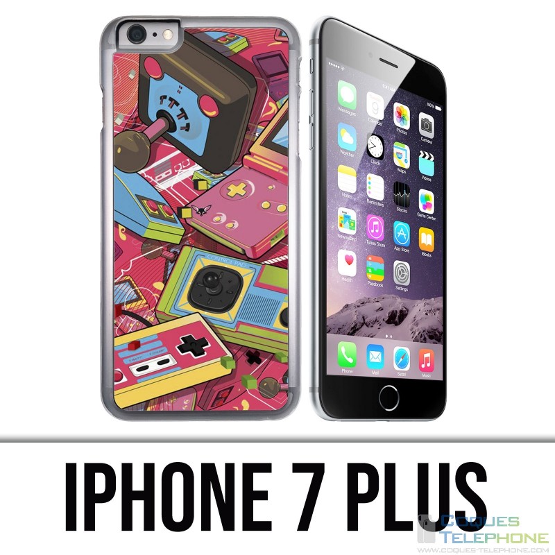Funda iPhone 7 Plus - Consolas Retro Vintage