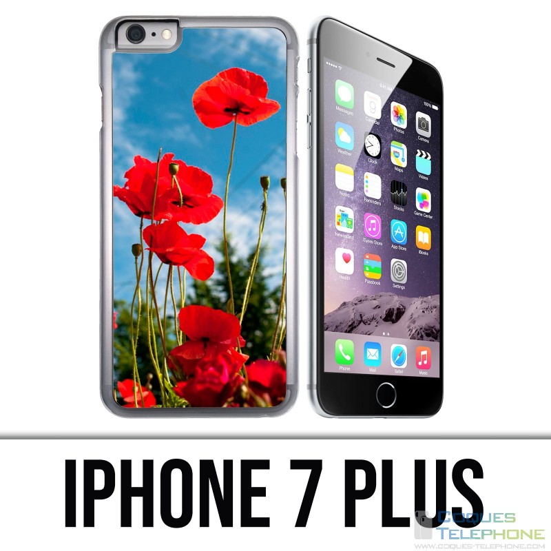 Funda iPhone 7 Plus - Amapolas 1