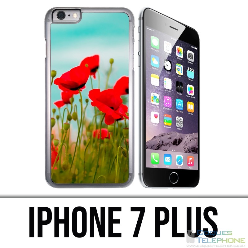 Custodia per iPhone 7 Plus - Poppies 2